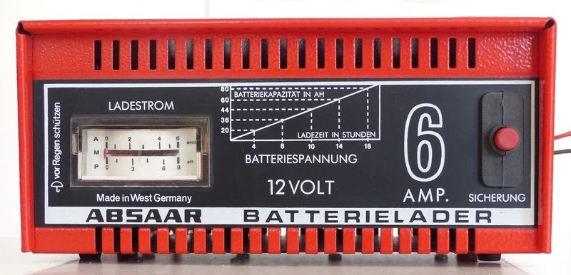 Absaar acculader 12 Volt 6 Ampère / Absaar batterijlader, Ophalen of Verzenden, Nieuw, Overige automerken