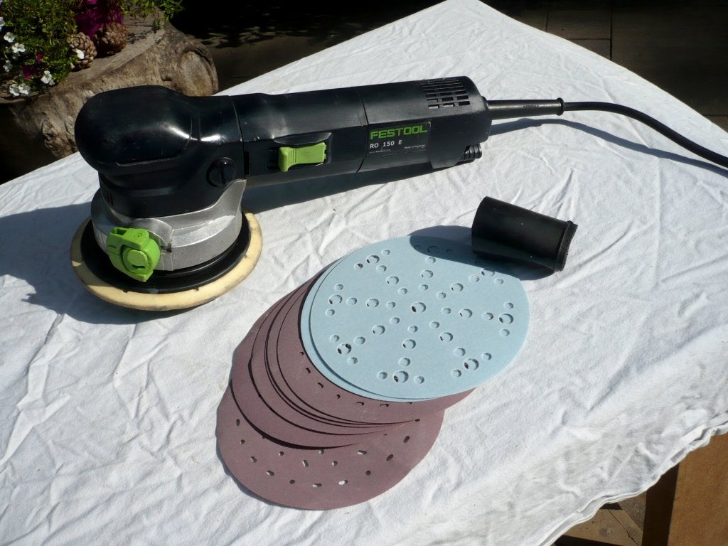 Festool Rotex RO150E in topconditie, Ophalen, Zo goed als nieuw, 1200 watt of meer, Excentrische schuurmachine