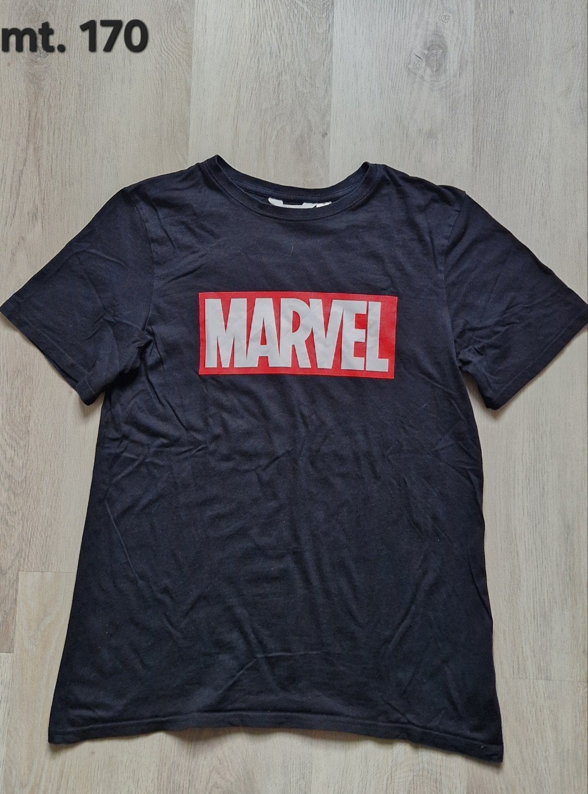 170 Nieuw! Zwart shirt met Marvel logo, Kinderen en Baby's, Kinderkleding | Maat 170, Nieuw, Ophalen of Verzenden, Marvel, Shirt of Longsleeve