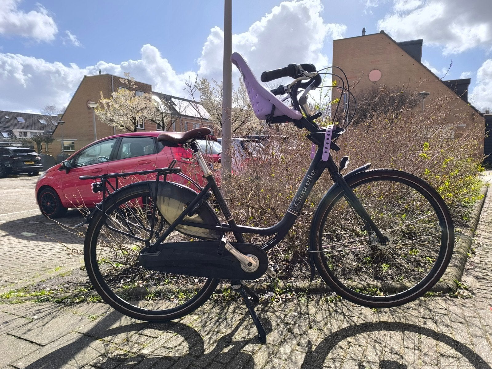 Gazelle Bloem Mama Bike, Fietsen en Brommers, Fietsen | Dames | Moederfietsen, 2 zitjes, Versnellingen, Zo goed als nieuw, Gazelle