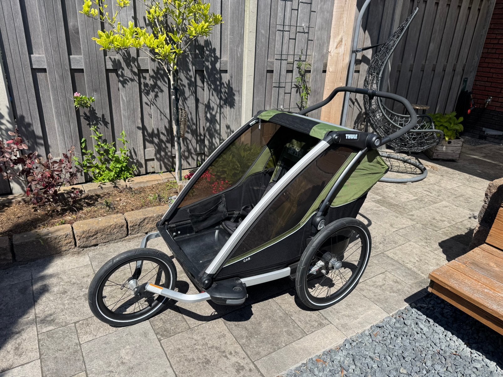 Thule Chariot Cab 2 - multifunctionele kinderkar, Ophalen, Zo goed als nieuw, Kinderkar, Minder dan 20 kg