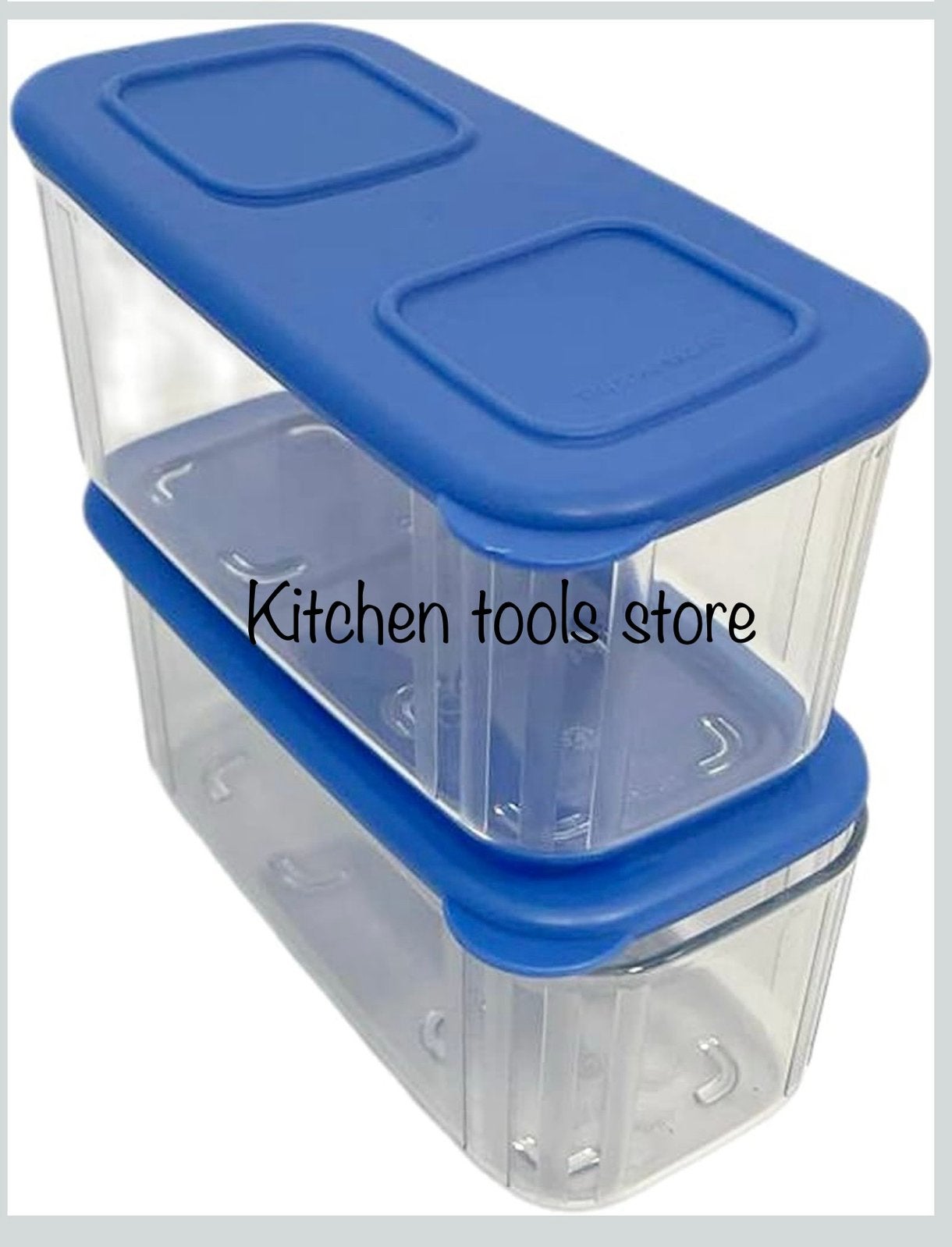 Nieuw Tupperware Clear Mate 460ml koelkastdoos bewaarbak, Blauw, Nieuw, Ophalen of Verzenden, Met deksel