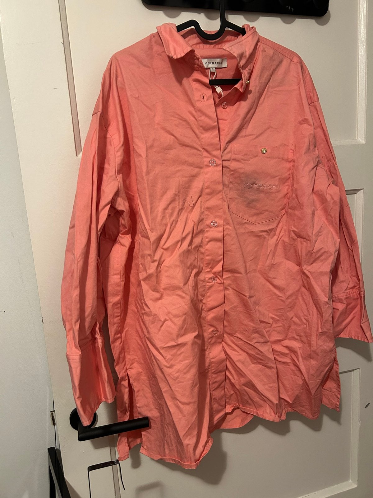 MERRRACHI roze blouse, Ophalen of Verzenden, Gedragen, Maat 46/48 (XL) of groter, Roze