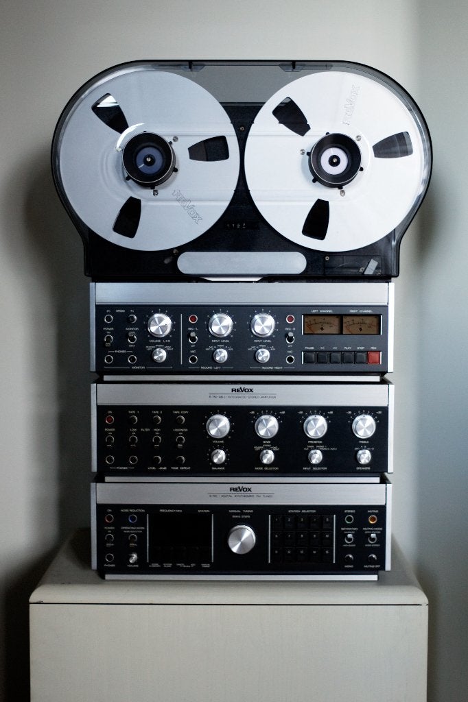 Revox B750 MKII Versterker & B760 FM Tuner, Gebruikt, 60 tot 120 watt, Stereo, Ophalen