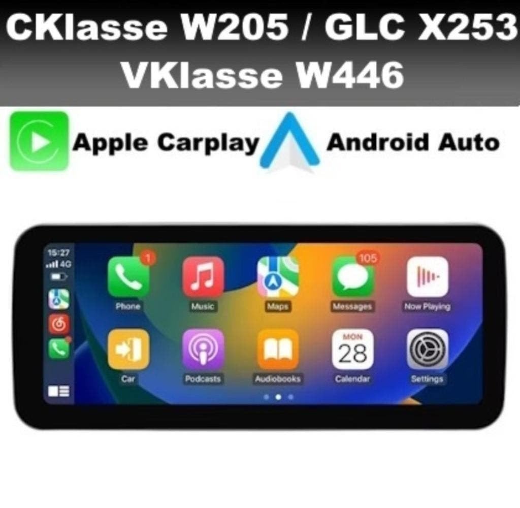 Mercedes VKlasse android 14 navigatie 10,25inch dab+ carplay, Auto diversen, Ophalen, Nieuw
