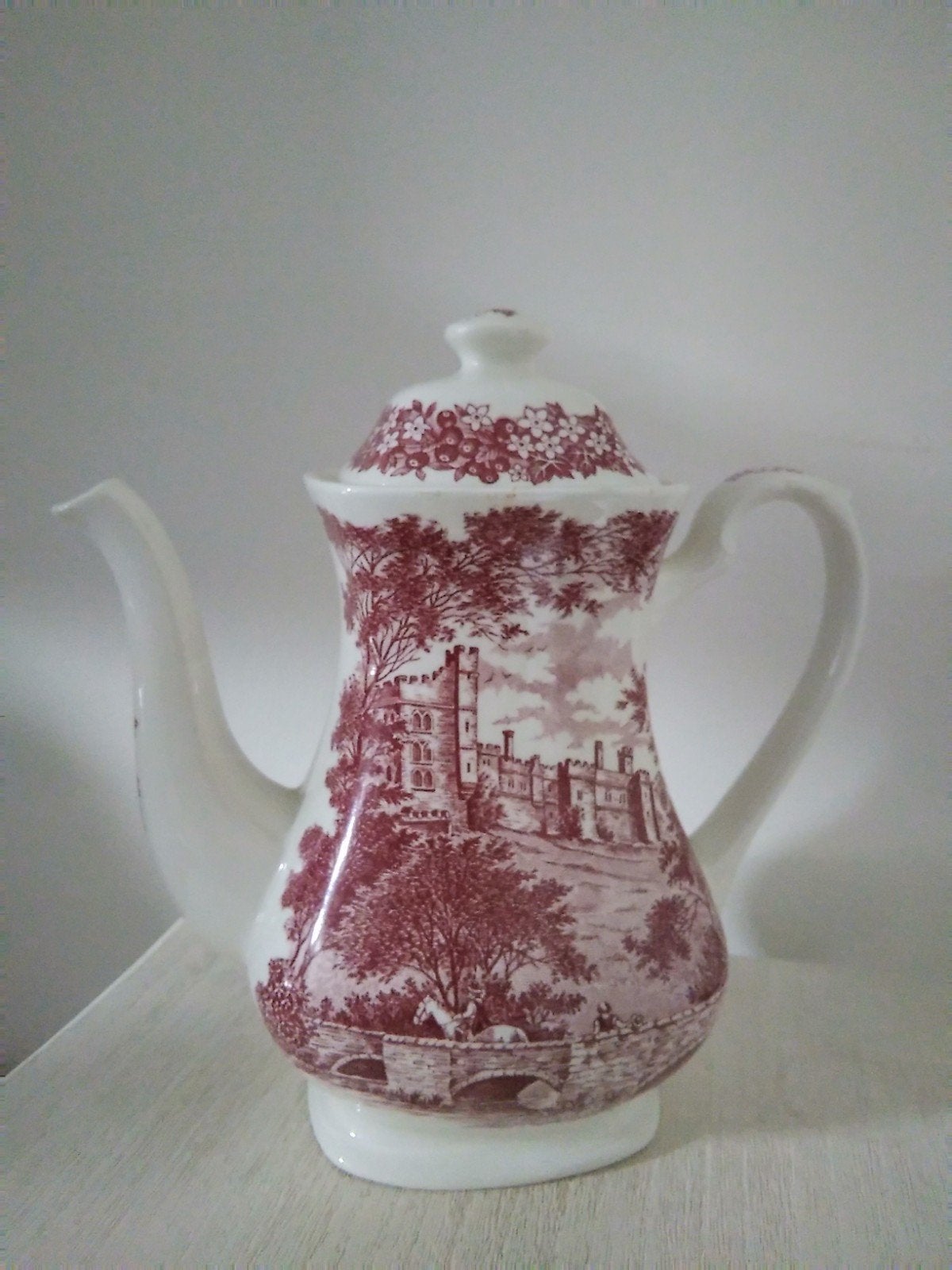 Antieke Engelse Koffiepot - Haddon Hall Decor, Ophalen of Verzenden