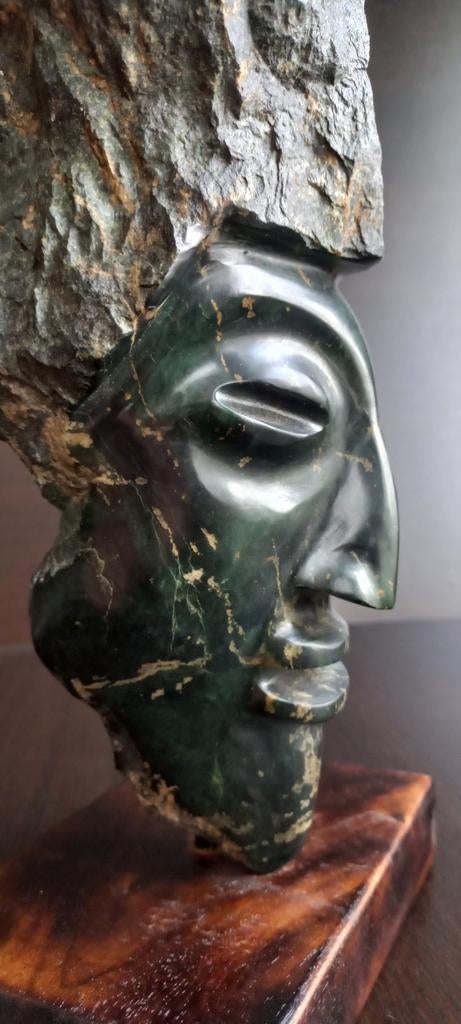 Abstracte marmeren sculptuur –  handgesneden sculptuur, Antiek en Kunst, Kunst | Beelden en Houtsnijwerken, Ophalen of Verzenden