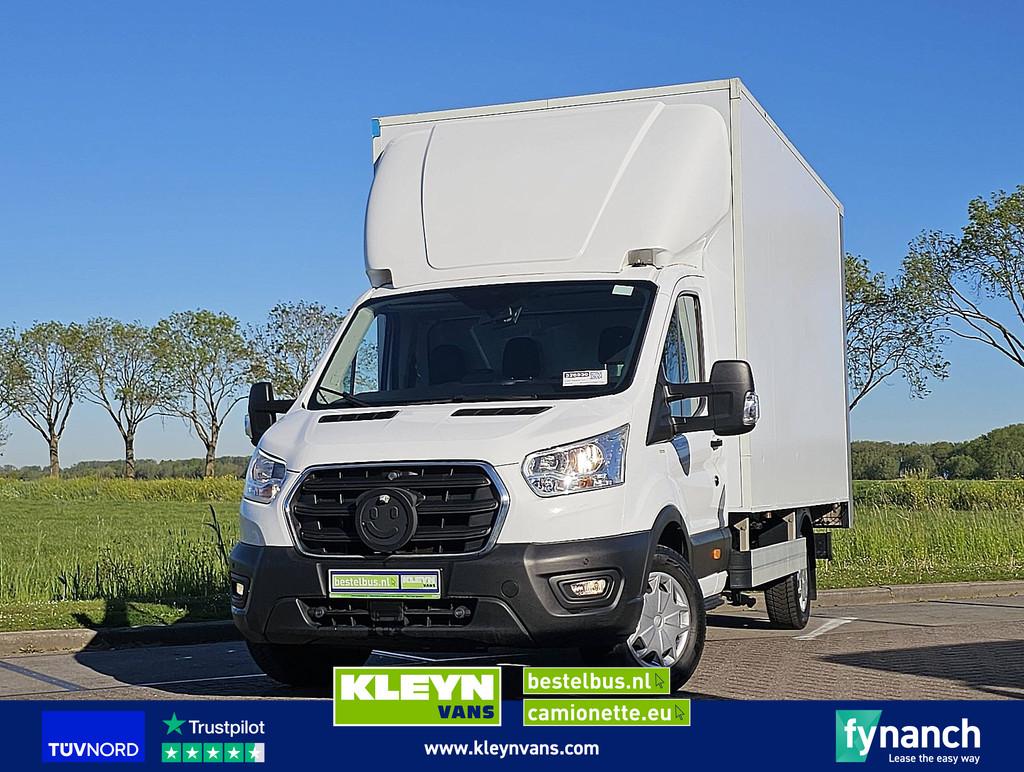 FORD TRANSIT 2.0 bakwagen laadklep!, Gebruikt, Euro 6, Elektrische buitenspiegels, Wit