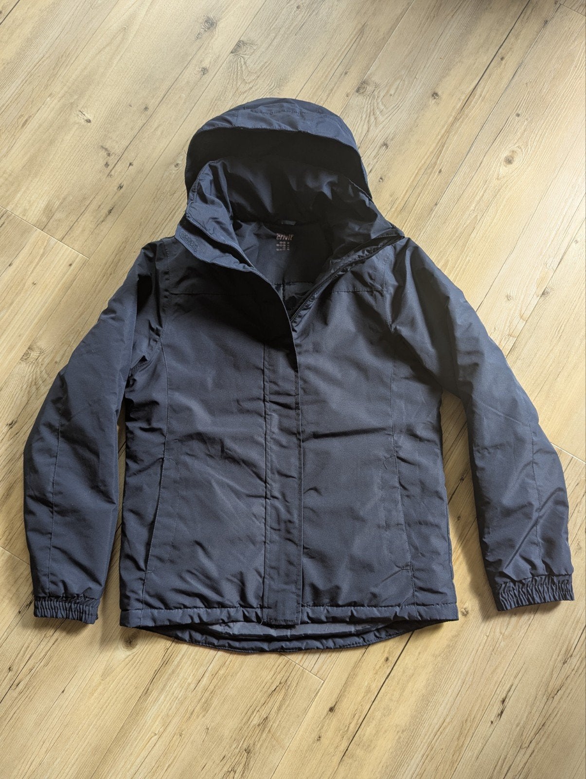 Keurige ski jas / winterjas (maat 38, donkerblauw, Crivit), Maat 38/40 (M), Blauw, Ophalen of Verzenden, Crivit