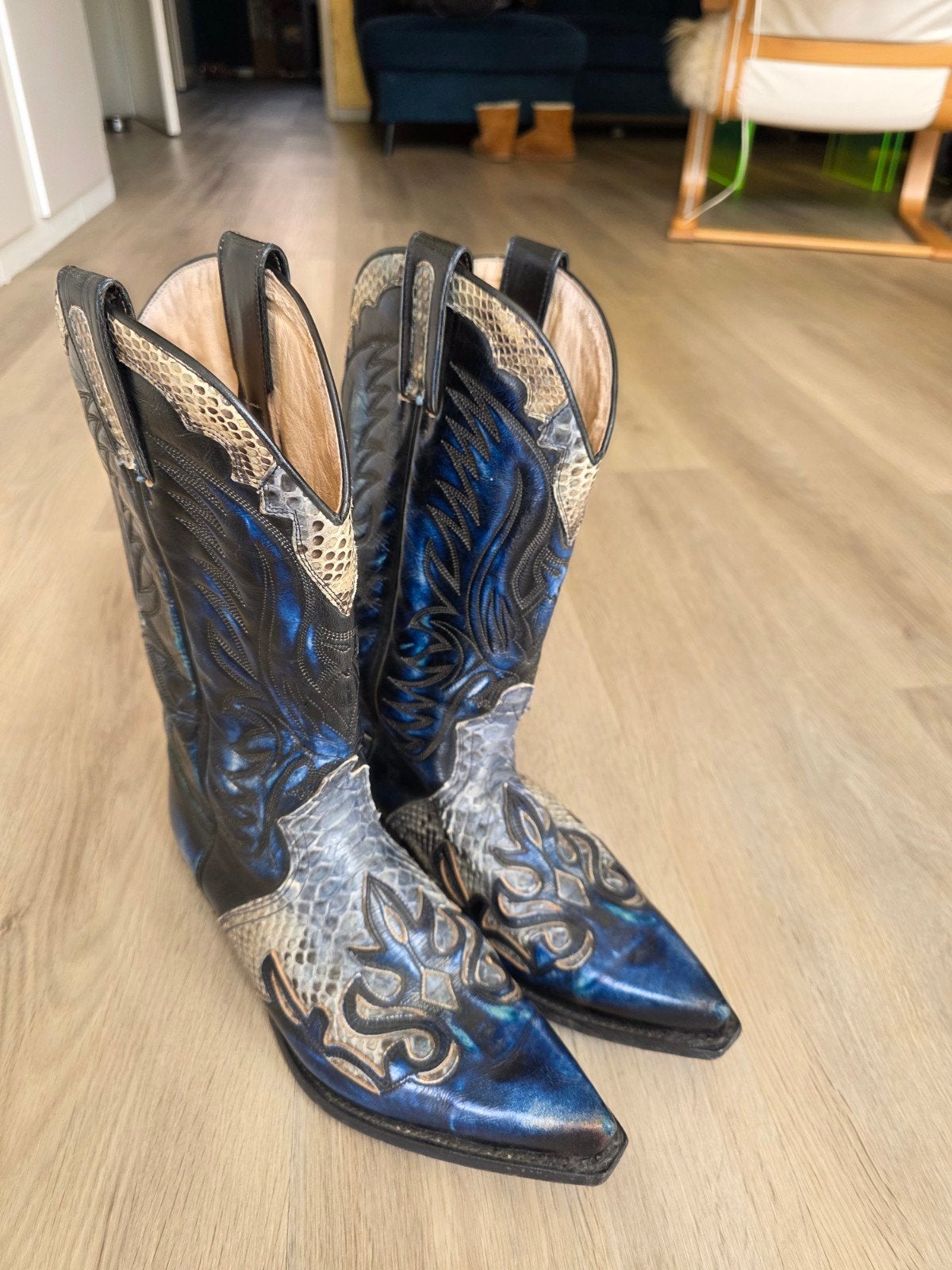 Sendra python boots mt 43. Blauw. Cowboy western laarzen, Ophalen of Verzenden, Blauw, Boots