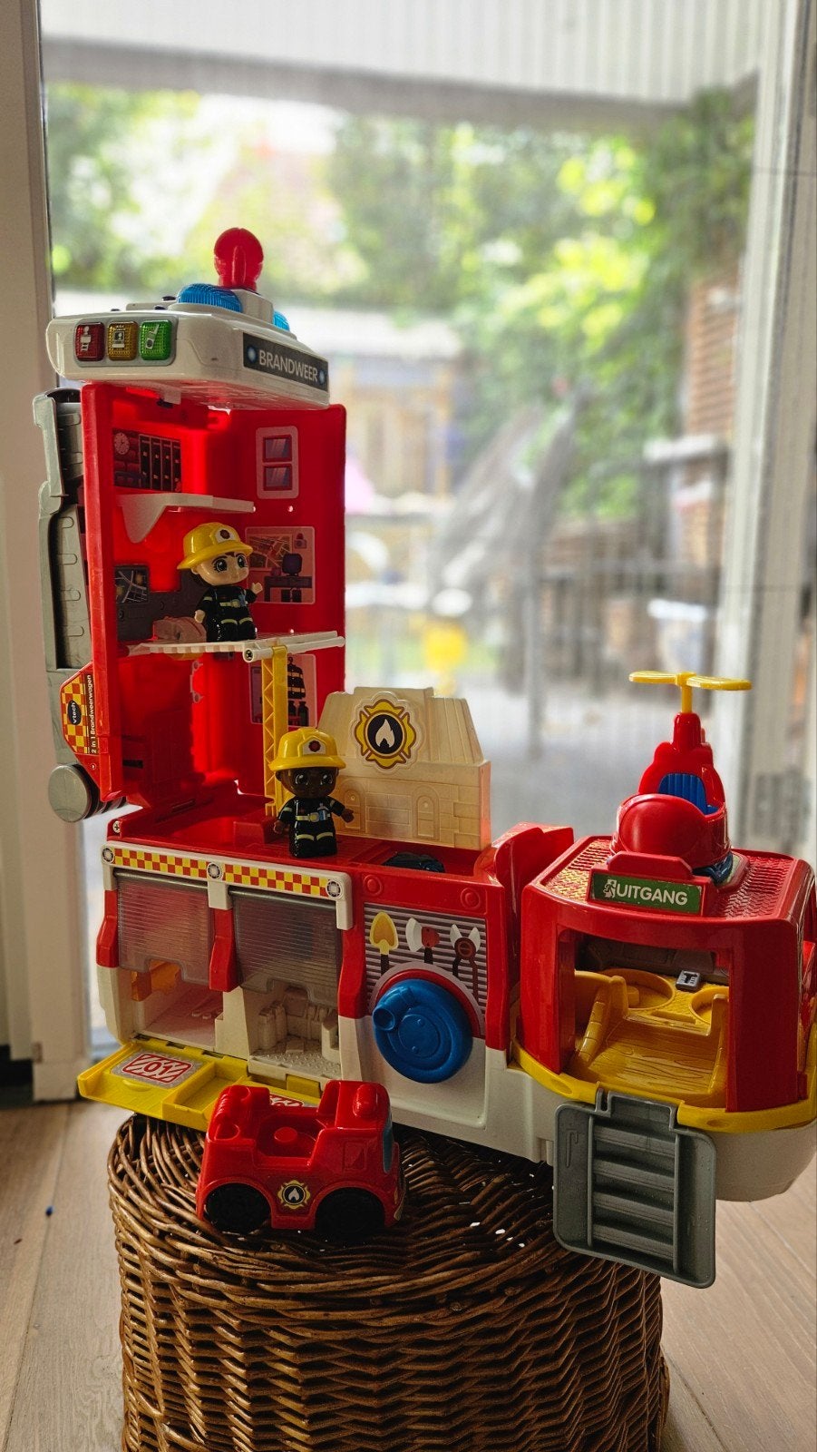 VTech Brandweerkazerne 2-in-1 Brandweerwagen, Ophalen of Verzenden, Gebruikt