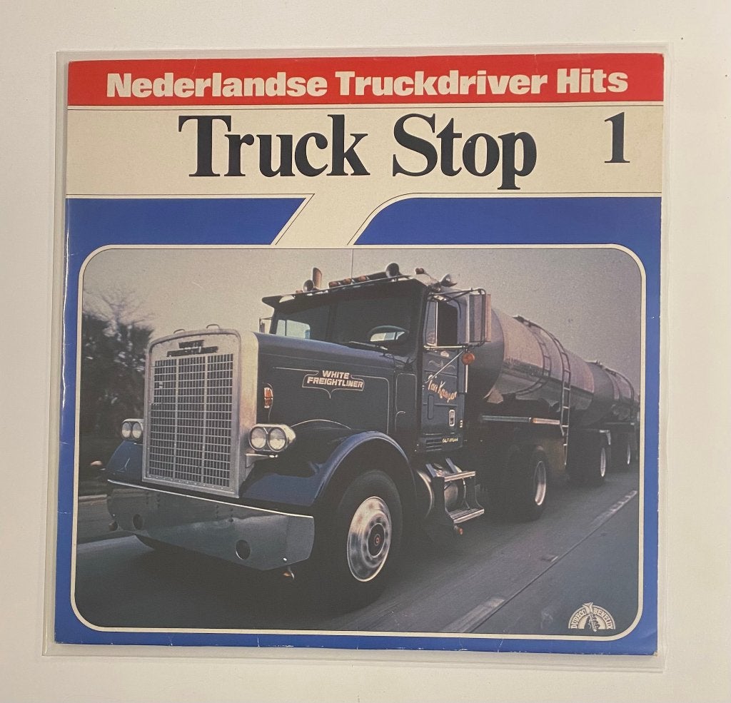 Vinyl: Truck Stop 1 - Nederlandse Truckdriver Hits 1980 NL, Cd's en Dvd's, LP, Gebruikt, Ophalen of Verzenden, Levenslied of Smartlap