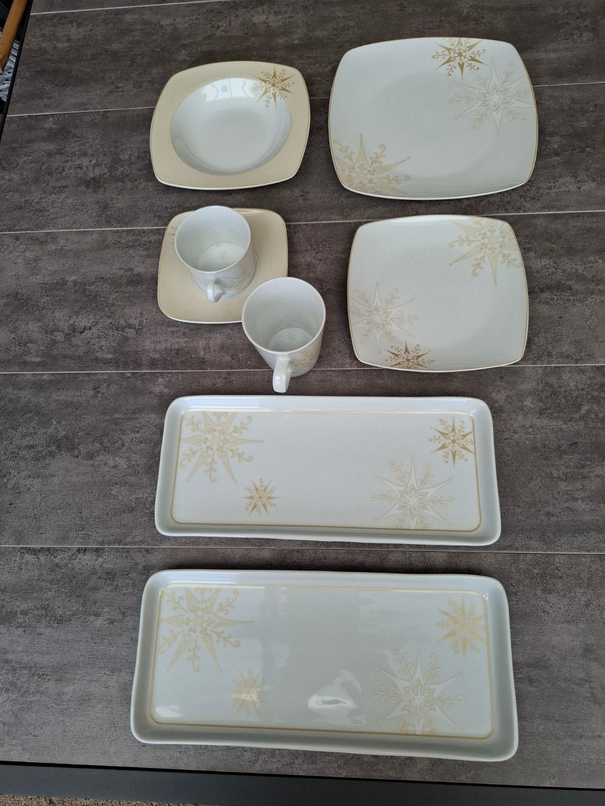 12 persoons kerstservies van Ritzenhof -Breker., Ophalen, Porselein, Overige stijlen