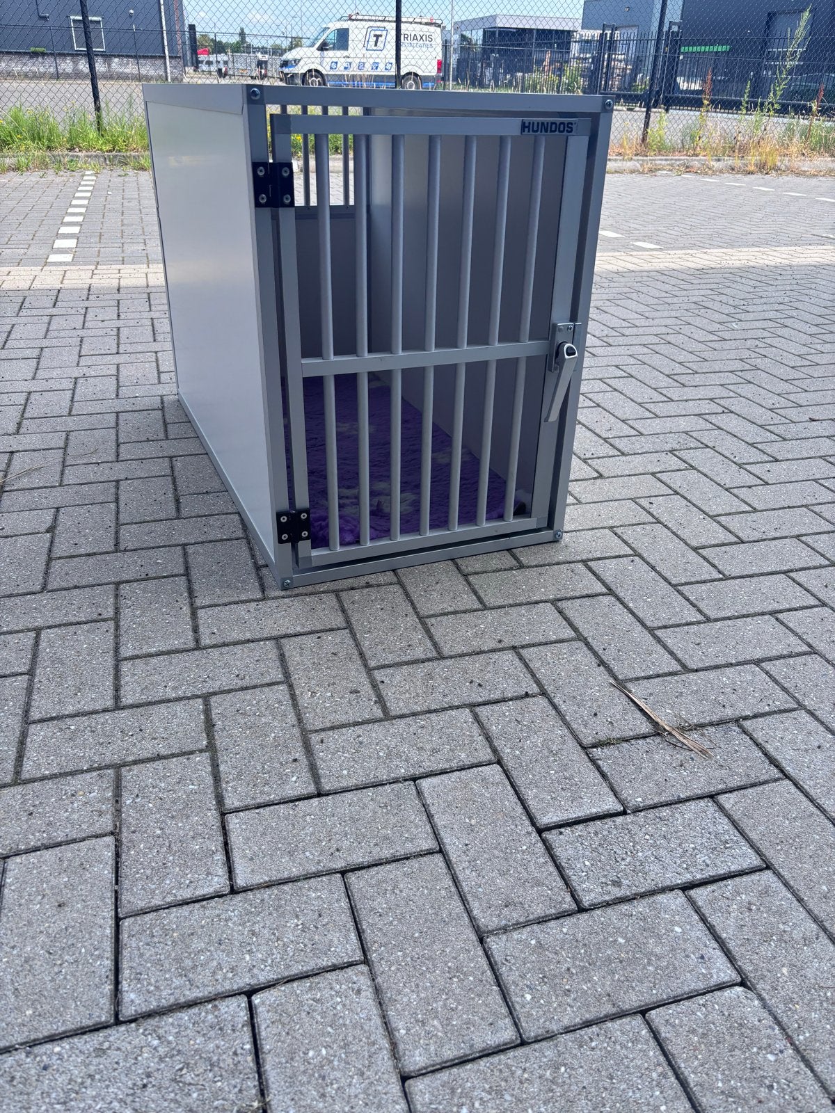 Hundos hondenbench/ autobench, Dieren en Toebehoren, Ophalen, Zo goed als nieuw