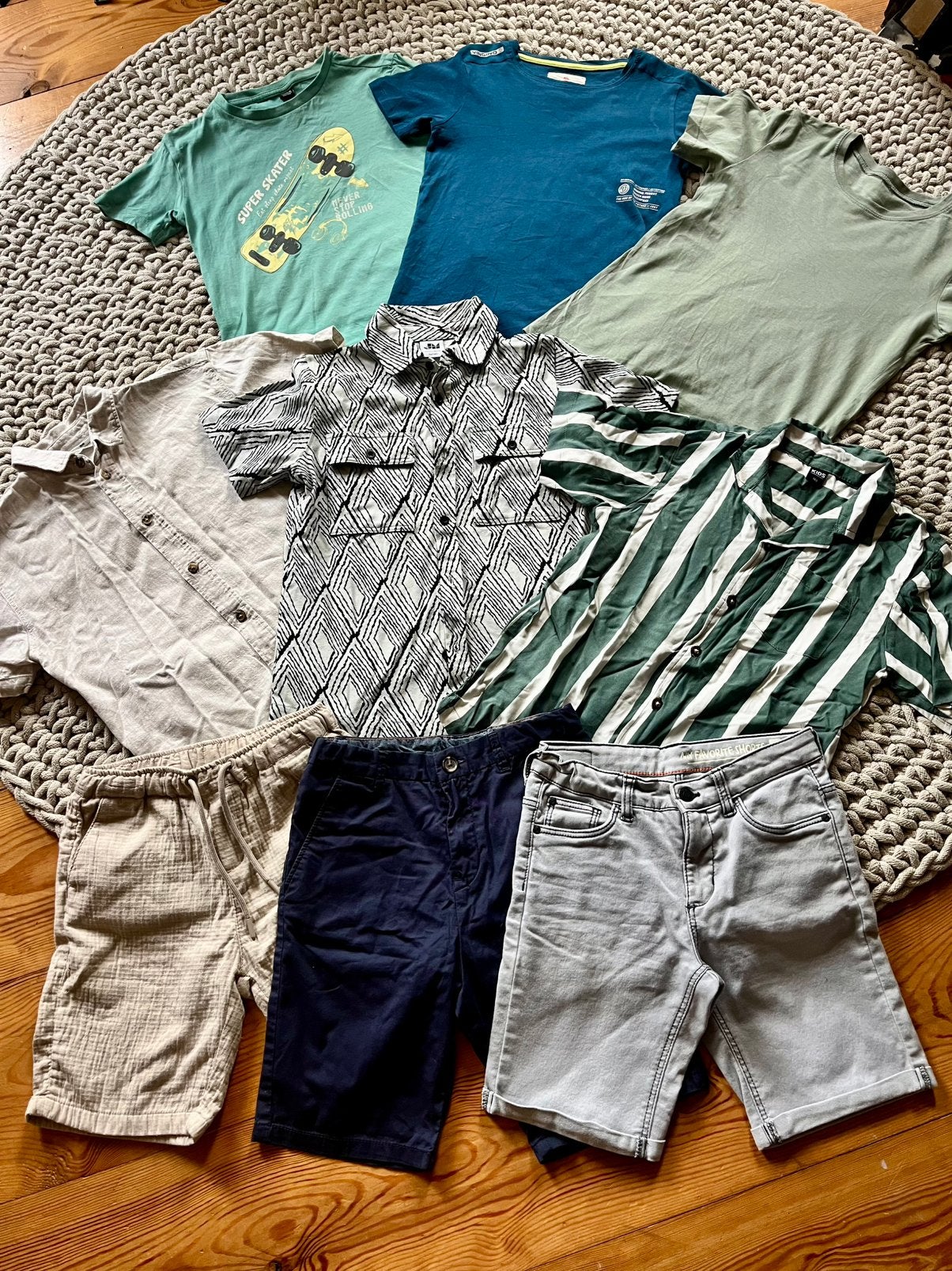 Tshirts en overhemden jongen 134/140 pakket, Kinderen en Baby's, Kinderkleding | Maat 134, Ophalen of Verzenden, Zo goed als nieuw