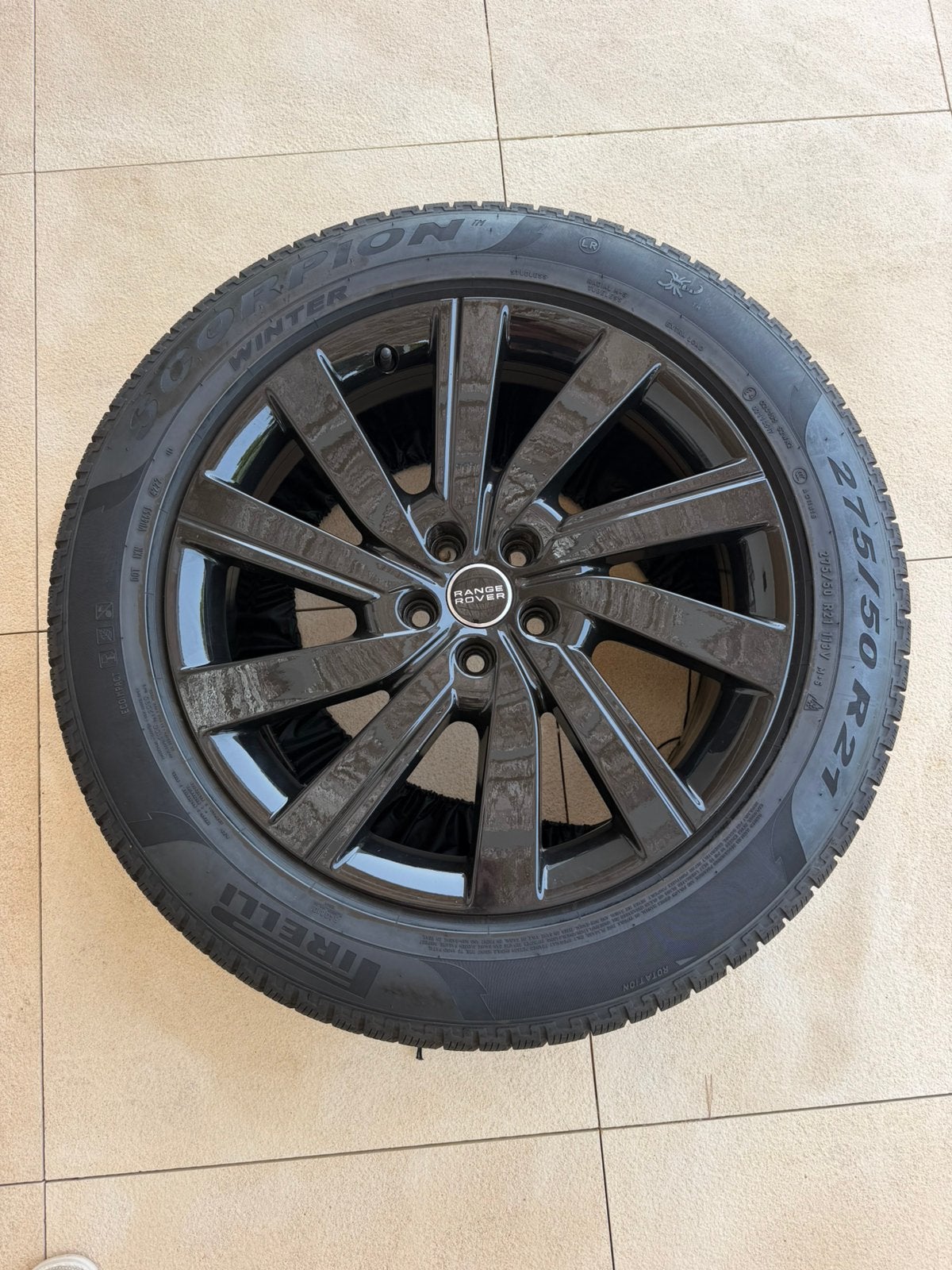 Land Rover Defender 110 Range Rover 21inch winterset Pirelli, Ophalen, Gebruikt, 275 mm, Banden en Velgen
