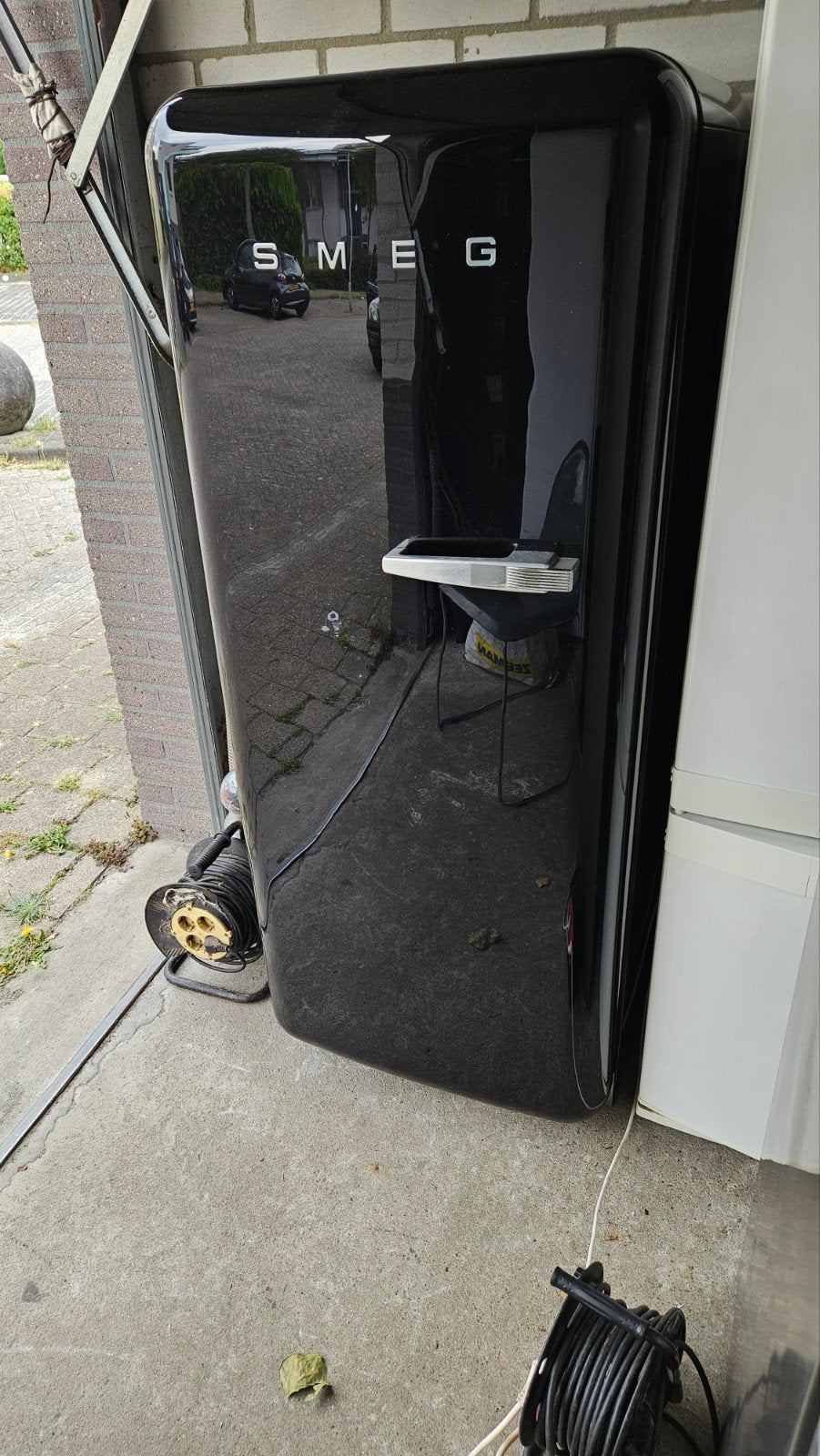 Smeg koelkast, Witgoed en Apparatuur, Ophalen, Gebruikt, 200 liter of meer, 60 cm of meer