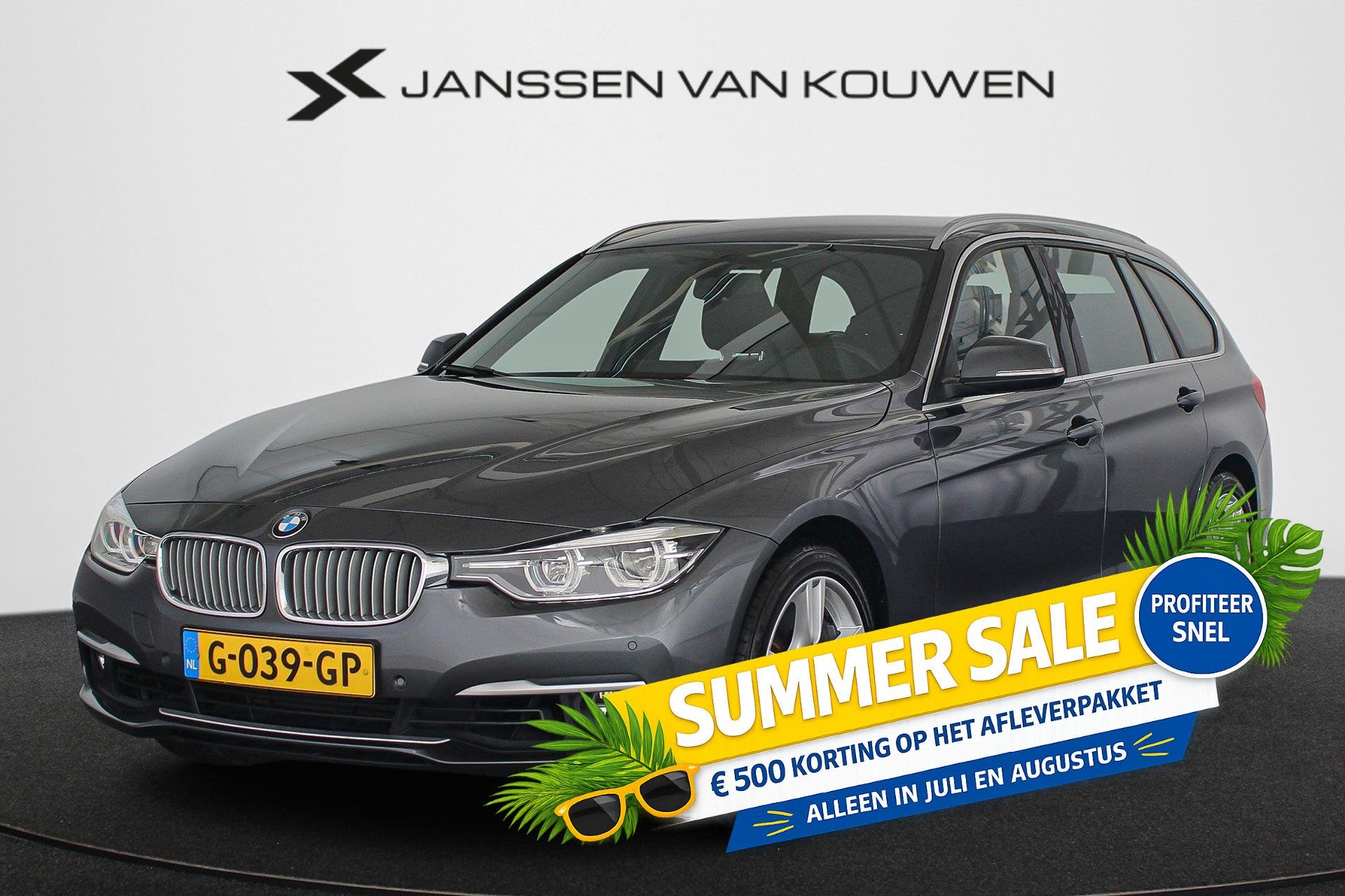 BMW 3-serie Touring 318i Luxury Edition Elektrische Trekhaak, Auto's, BMW, Automaat, Gebruikt, 1465 kg, 3 cilinders