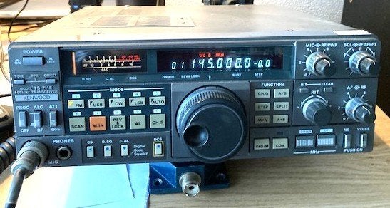 Kenwood zend ontvanger, Telecommunicatie, Zenders en Ontvangers, Ophalen, Gebruikt, Zender en Ontvanger