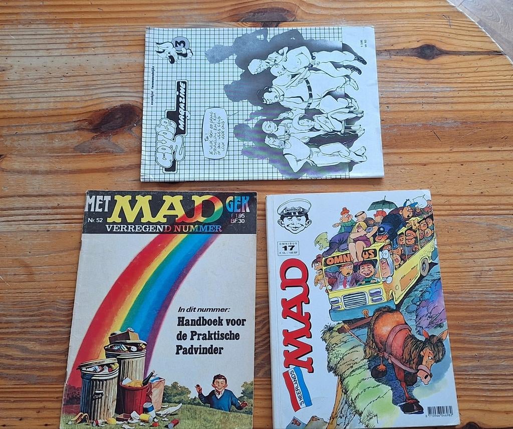 Mad strip, Boeken, Stripboeken, Eén stripboek, Ophalen of Verzenden, Zo goed als nieuw