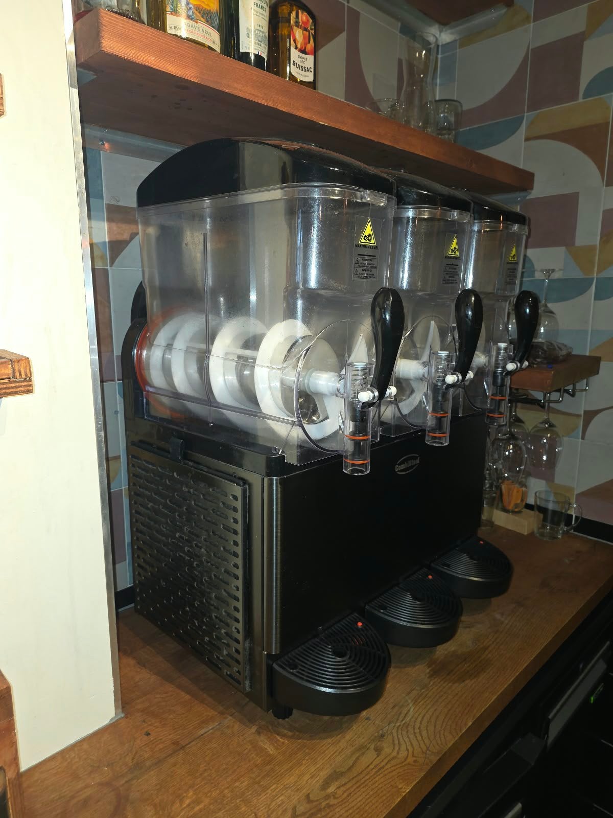 Slushmachine “Combisteel” 3x12L, Huis en Inrichting, Barren, Ophalen, Zo goed als nieuw