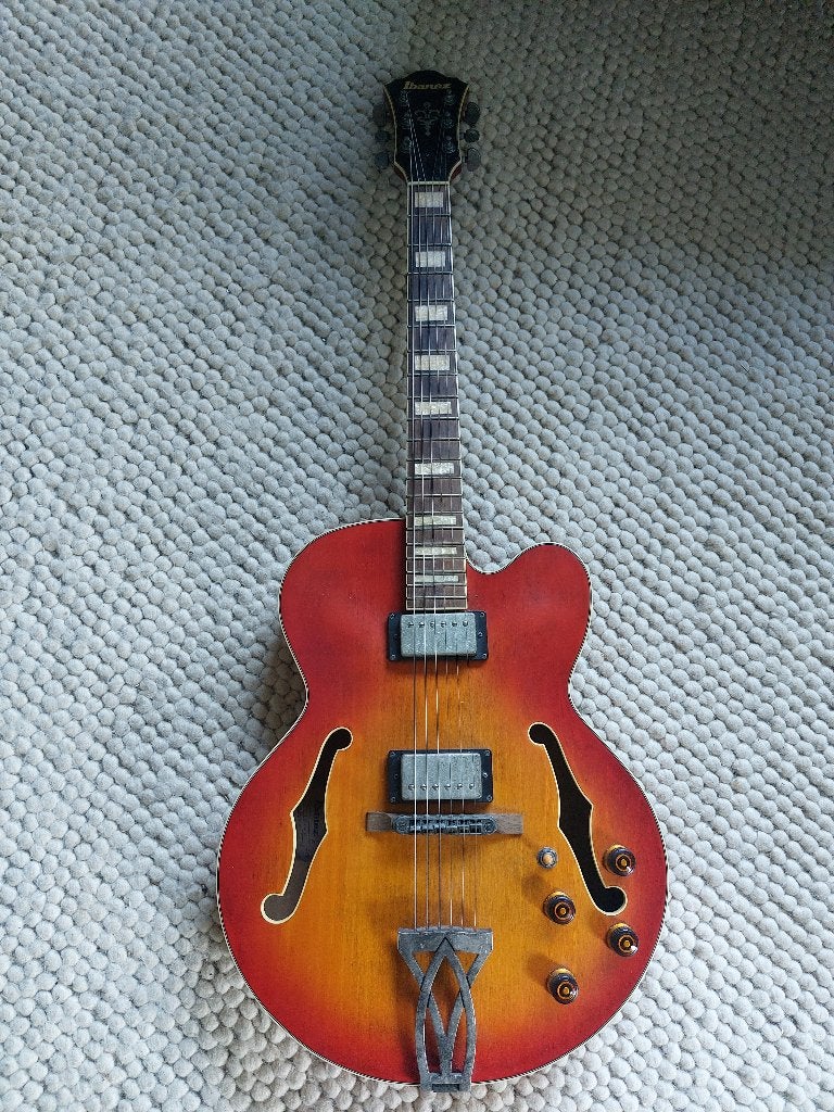 Ibanez Hollow-Body Jazzbox AFV75, Muziek en Instrumenten, Ophalen, Zo goed als nieuw, Hollow body, Ibanez