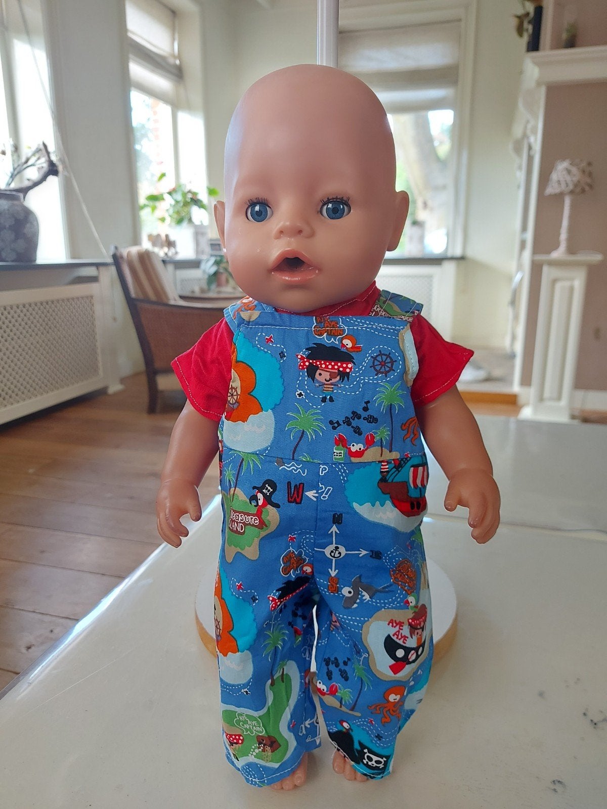 2 delig piraten set baby born pop 43cm, Kinderen en Baby's, Ophalen of Verzenden, Nieuw, Babypop
