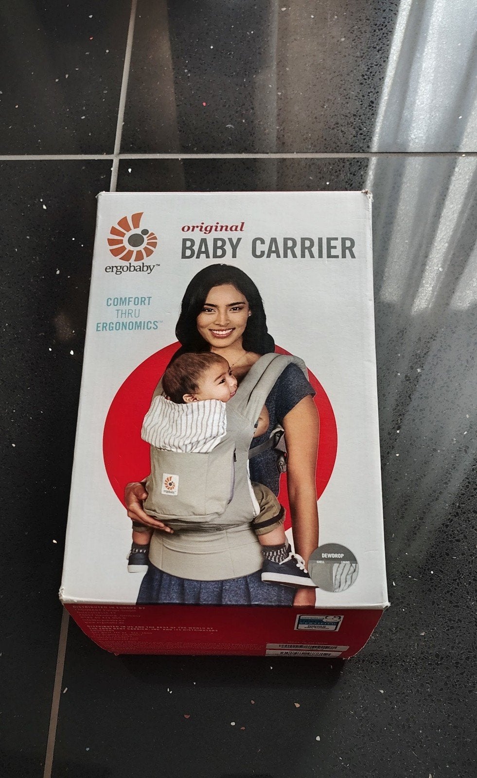 Ergobaby Original Carrier - Draagzak - Dewdrop, Gebruikt, Buik, Rug of Zij, Draagzak, Ophalen