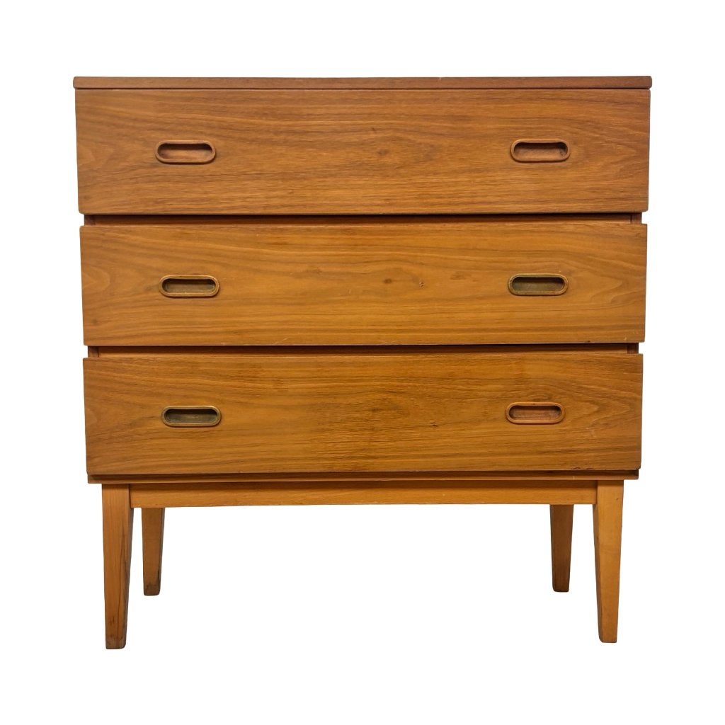 Vintage Ladekast Design Teak Jaren 60  | Commode, Ophalen, Gebruikt, Vintage ladekast, 50 tot 100 cm