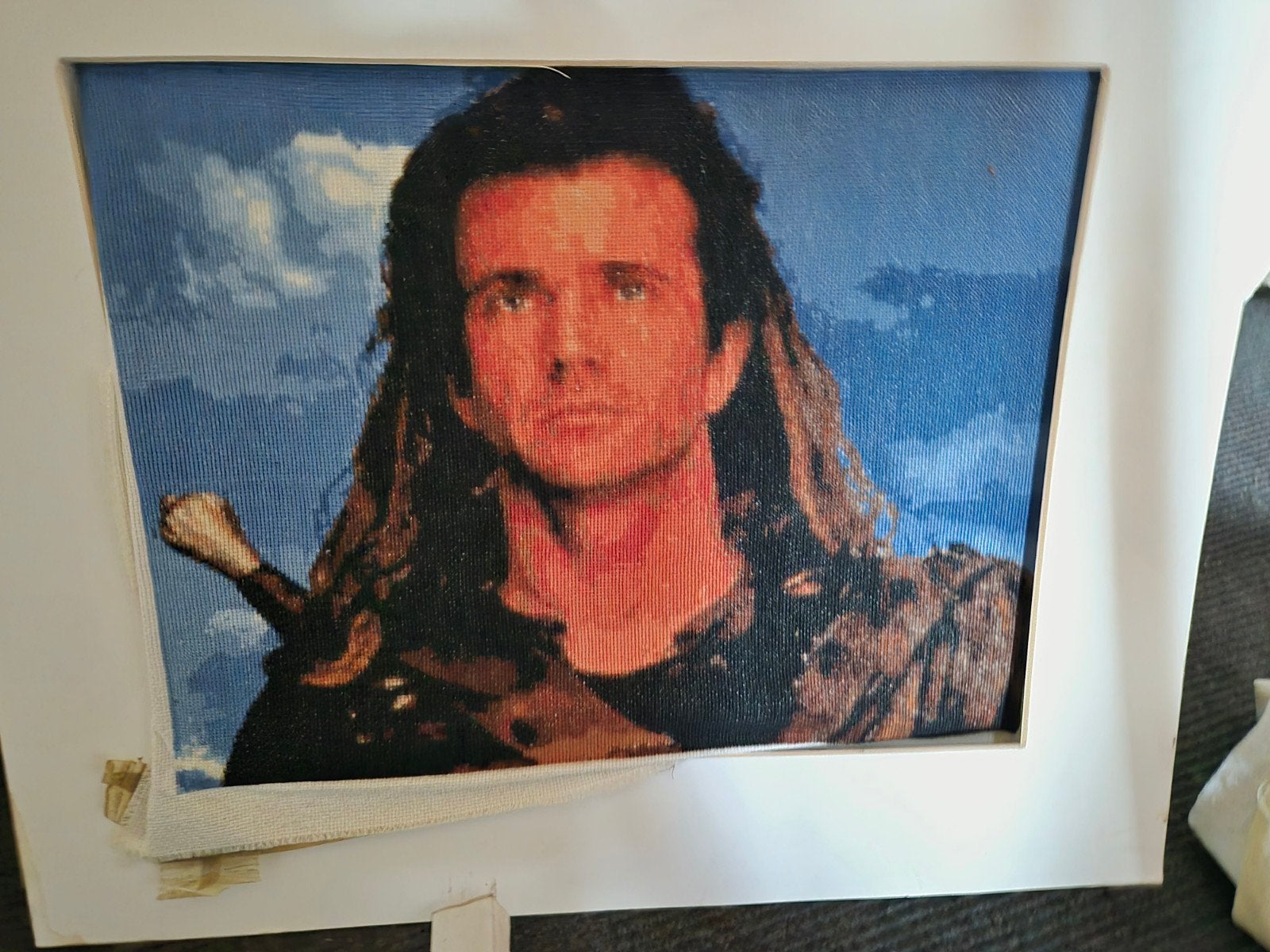 Braveheart Mel Gibson geborduurd, Ophalen of Verzenden