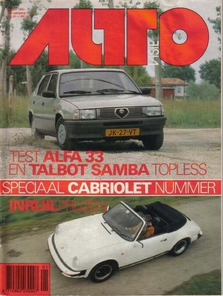 Autovisie 13 1983 : Porsche 911 cabrio - Alfa Romeo 33 - BMW, Ophalen of Verzenden, Gelezen, Algemeen