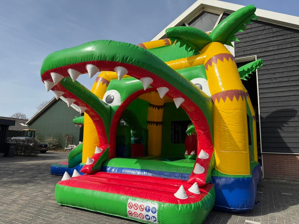 Springkussens te huur mini midi groot met glijbaan, Ophalen, Gebruikt, Overige