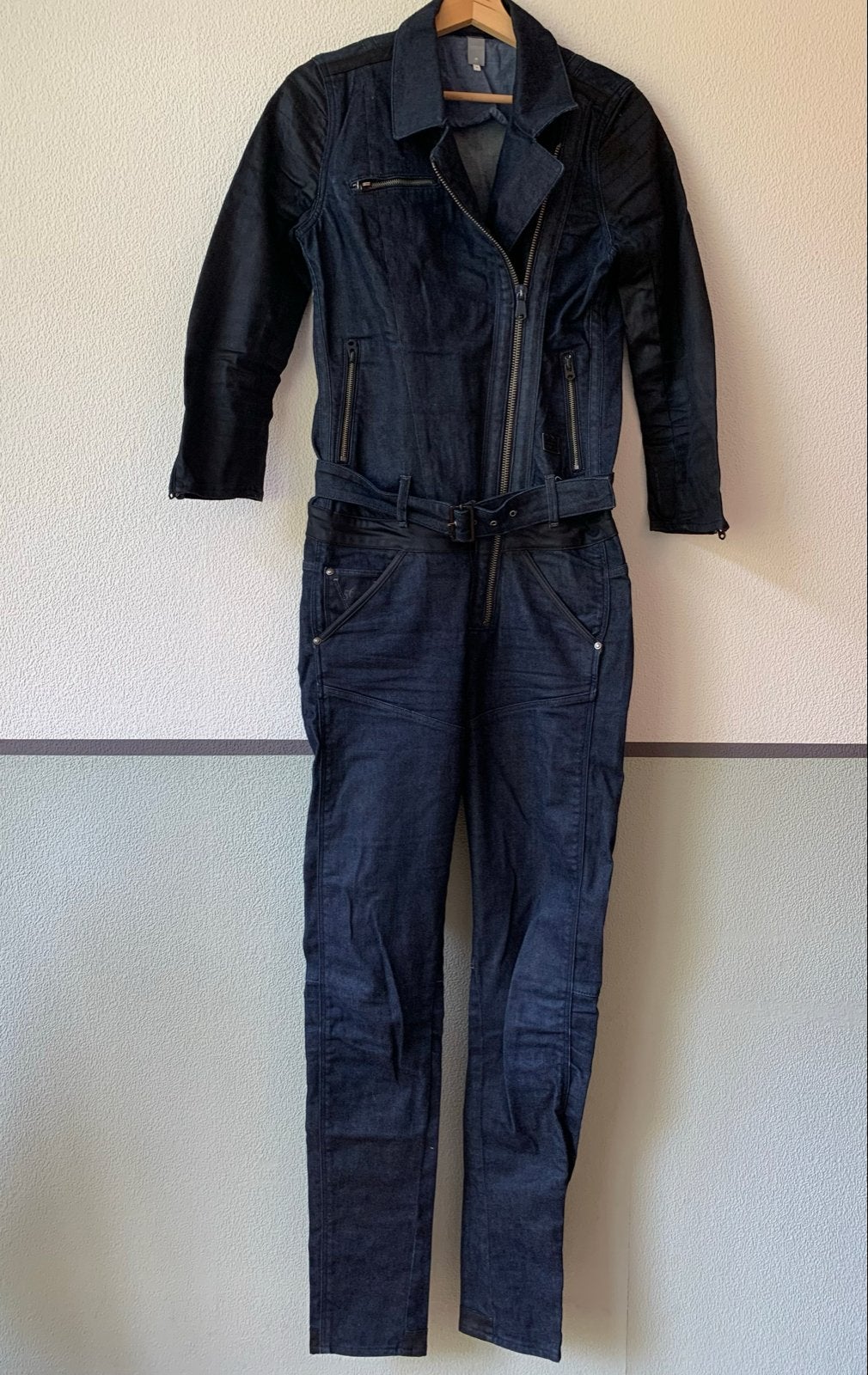 G-Star RAW Dames Denim Jumpsuit - Maat M, Ophalen of Verzenden, Zo goed als nieuw, Maat 38/40 (M), Blauw