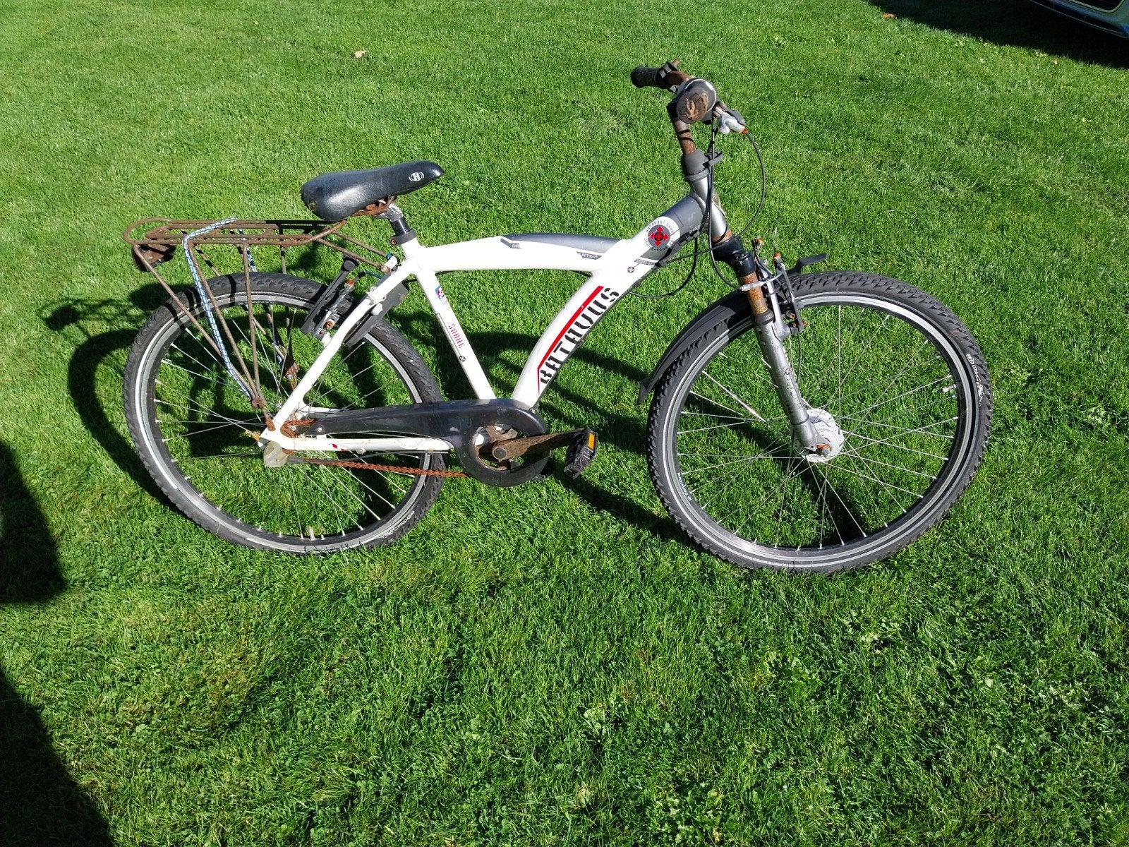 Batavus Snake (voor onderdelen), Terugtraprem, Gebruikt, Batavus Snake, Handrem