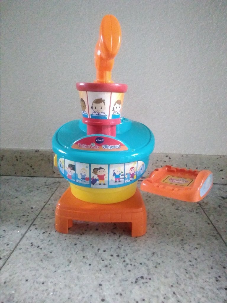 Vtech vliegtuig verkeerstoren, Ophalen of Verzenden, Zo goed als nieuw, 6 maanden tot 2 jaar