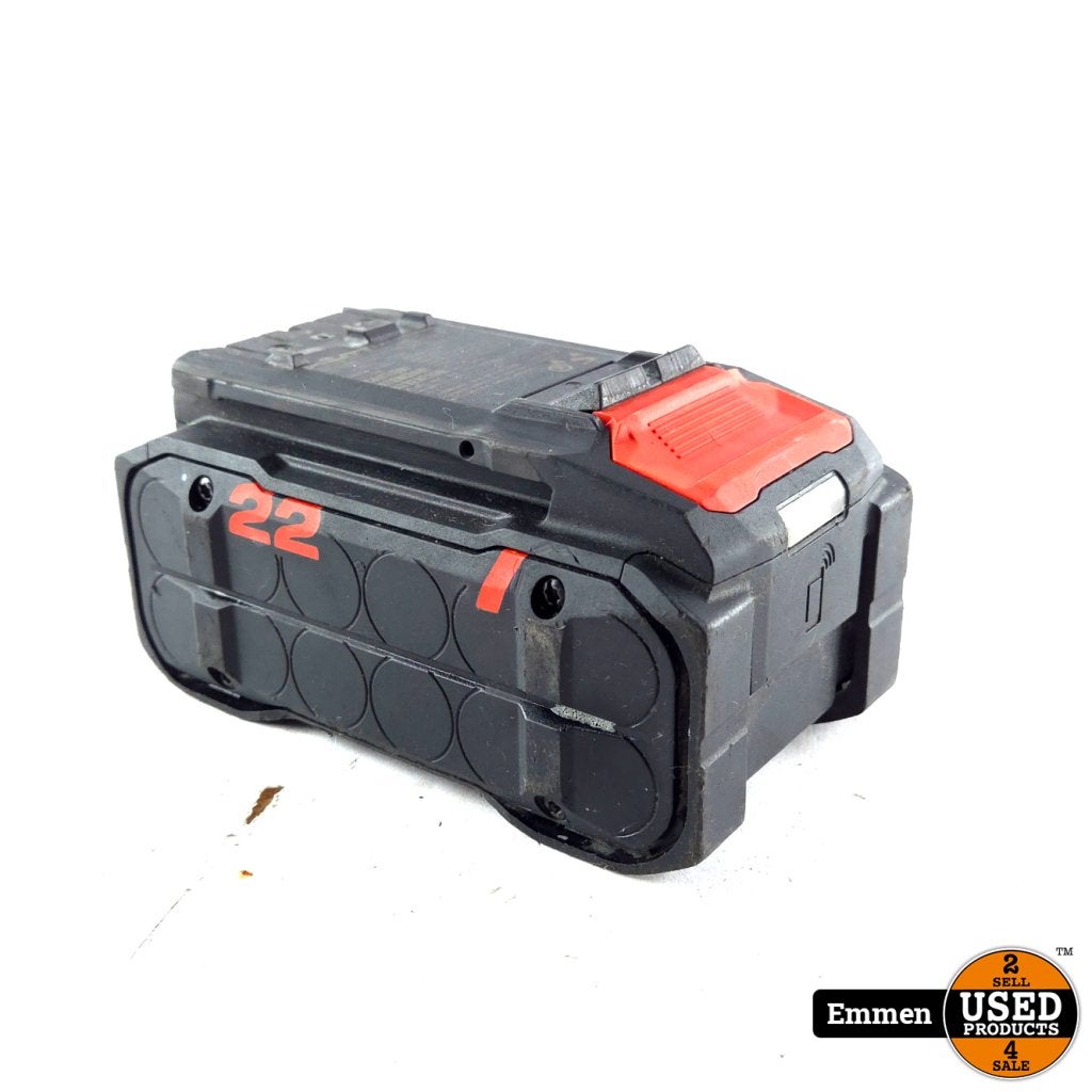 Hilti B22-110 22V 5Ah Accu | In Nette Staat, Hilti, Gebruikt, Support@hilti.com, Hilti Corporation, Feldkircher Strasse 100, 
9494 Schaan
Liechtenstein