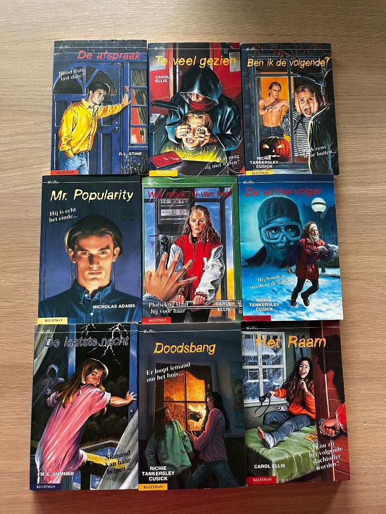Kluitman Thrillers Pockets - 9 stuks Nette staat € 3,- p.s, Boeken, Ophalen of Verzenden, Zo goed als nieuw
