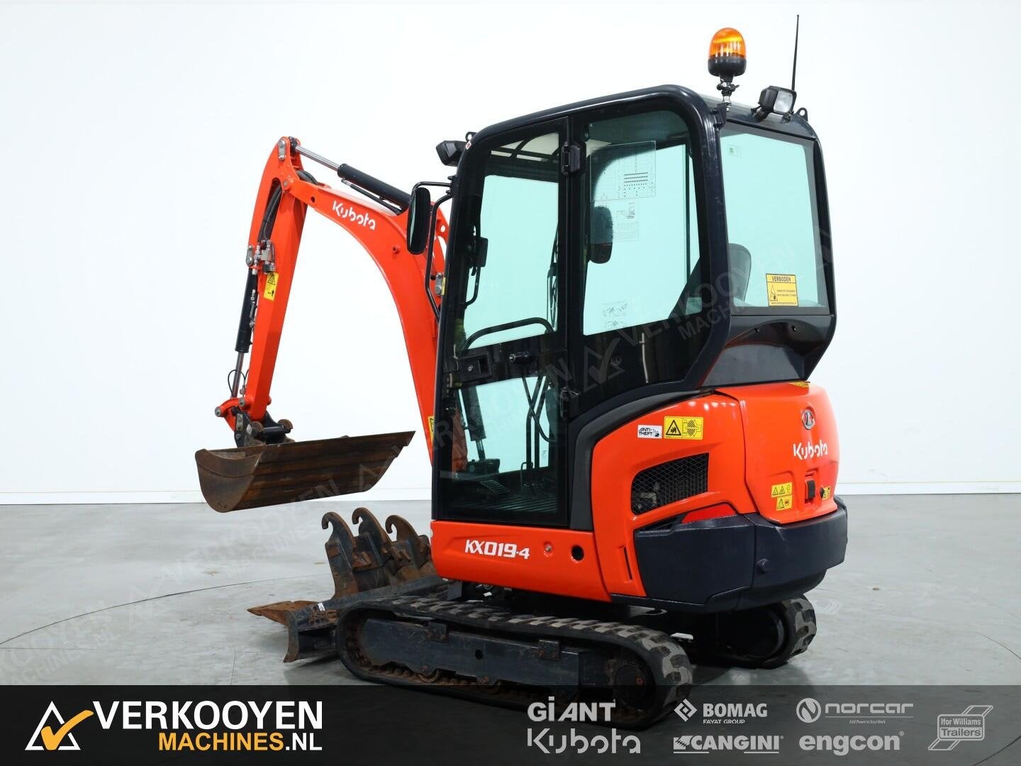 2022 Kubota KX019-4 VK10538, Zakelijke goederen, Machines en Bouw | Kranen en Graafmachines, Graafmachine