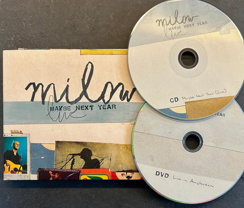 MILOW - Maybe next year ( CD / DVD ), Ophalen of Verzenden, Zo goed als nieuw, Singer-songwriter