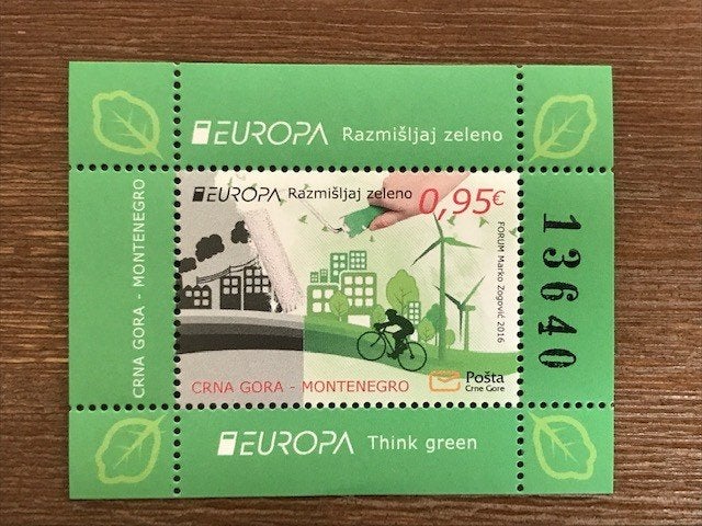 Montenegro 2016, Mi Bl 18 Europa CEPT, Ophalen of Verzenden, Overige landen, Postfris