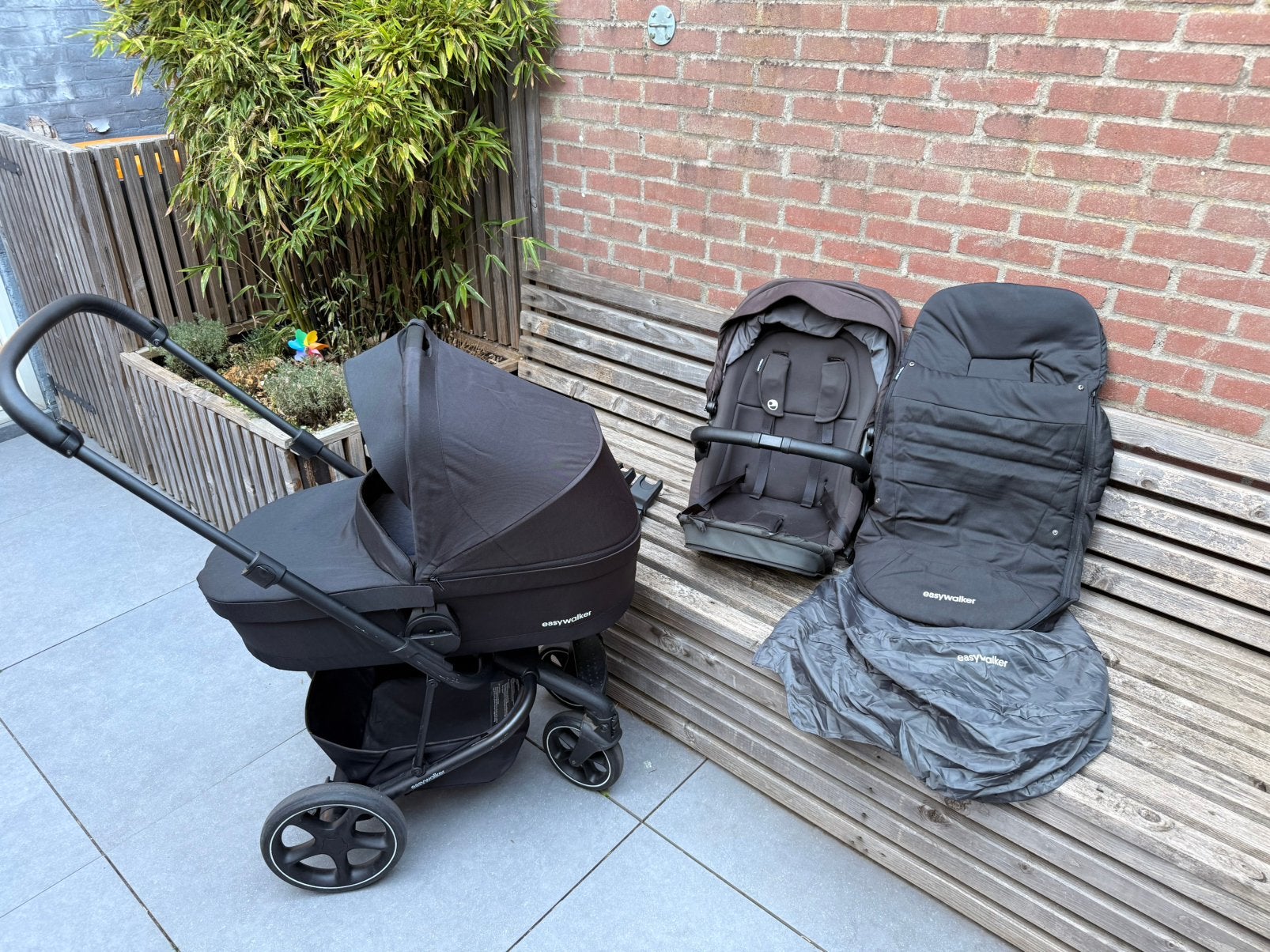 Kinderwagen Easywalker Harvey 3 Compleet, Gebruikt, Duowagen, Combiwagen, Ophalen