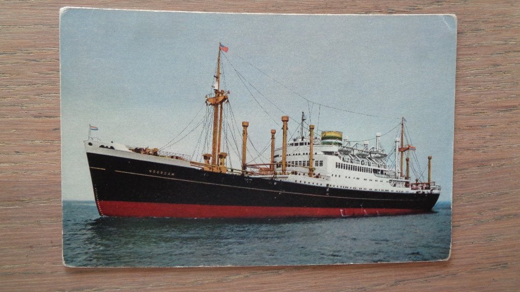 m.v. Noordam, Verzenden, Gebruikt, Kaart, Foto of Prent