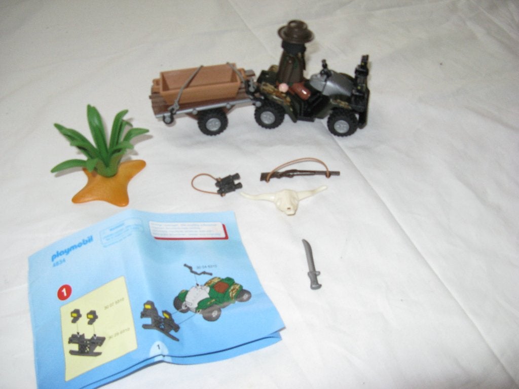 playmobil 4834 safari quad, Wild life, Complete set, Overige typen, Ophalen of Verzenden