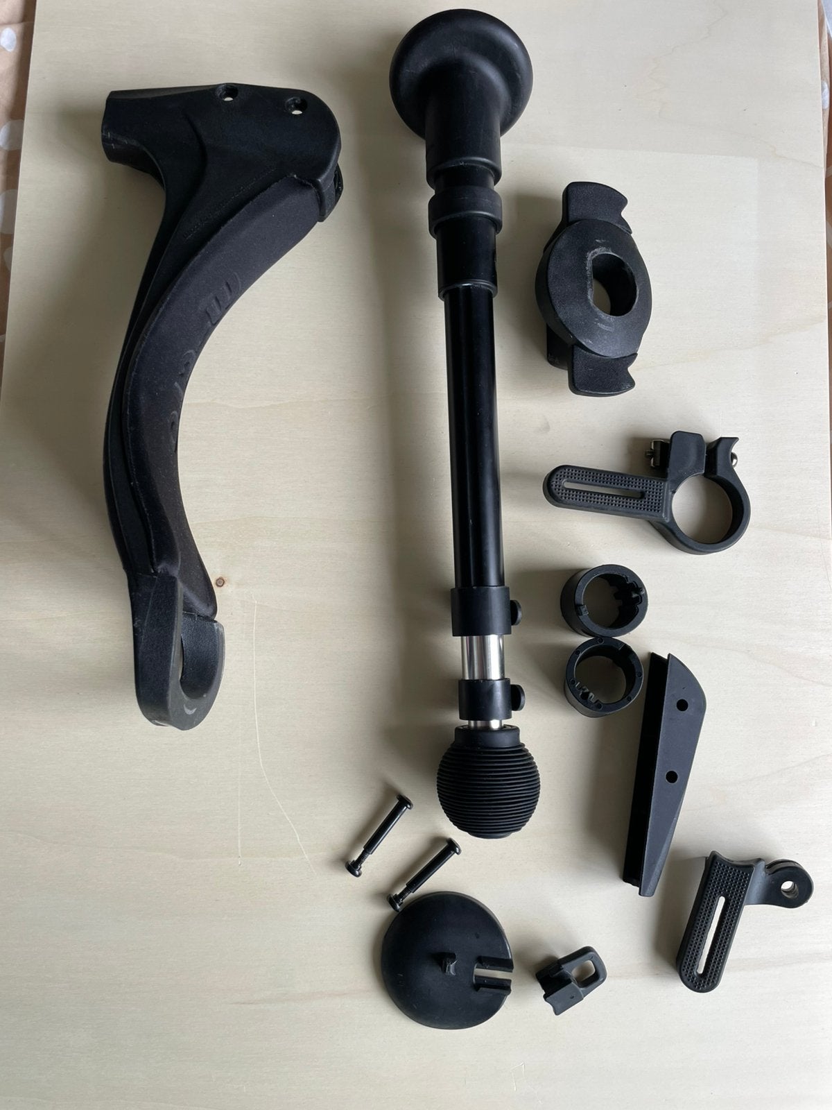 Zitje en duwstang voor microstep mini (deluxe 3 in1 pushset), Ophalen of Verzenden, Gebruikt, Overige typen
