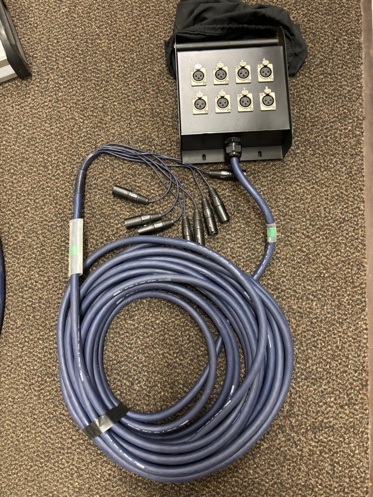 DAP multikabel snake 8 kanaals 15M XLR, Ophalen, Zo goed als nieuw, Apparatuur