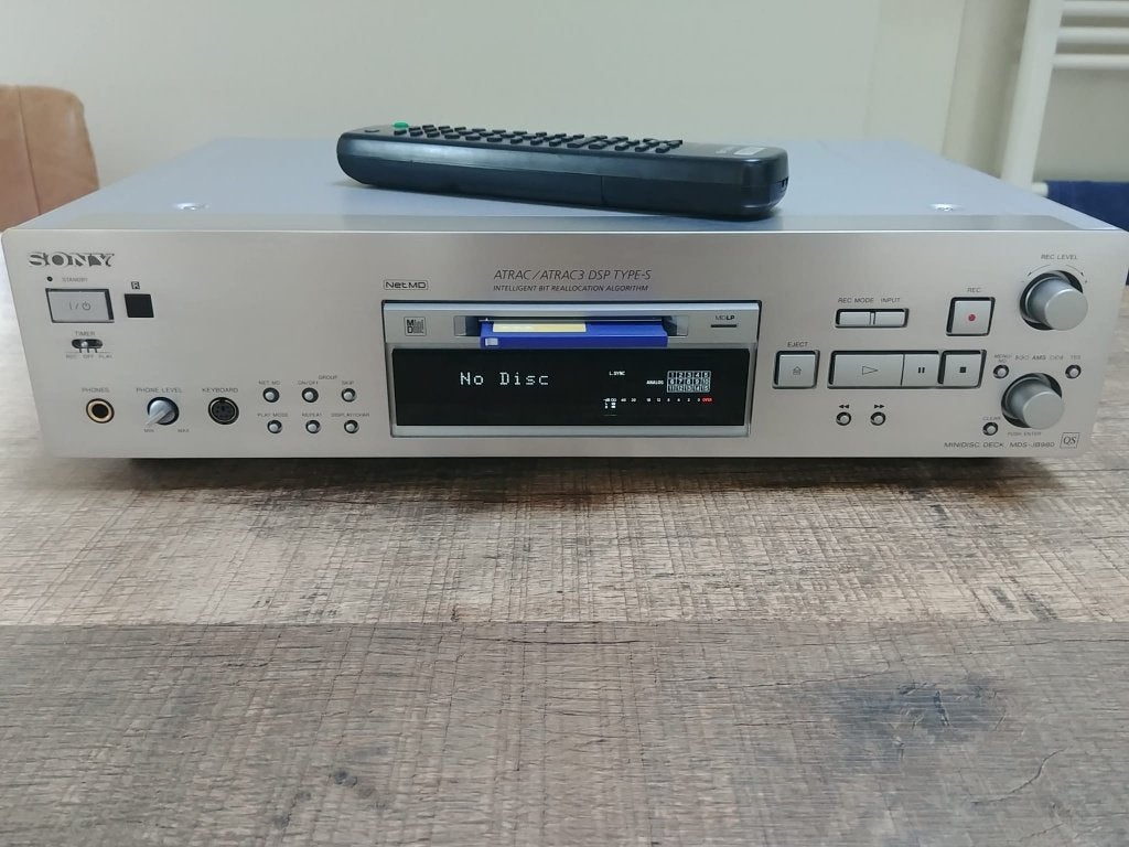 Sony MDS-JB980 met MDLP en AB als nieuw., Ophalen of Verzenden, Minidisc-recorder