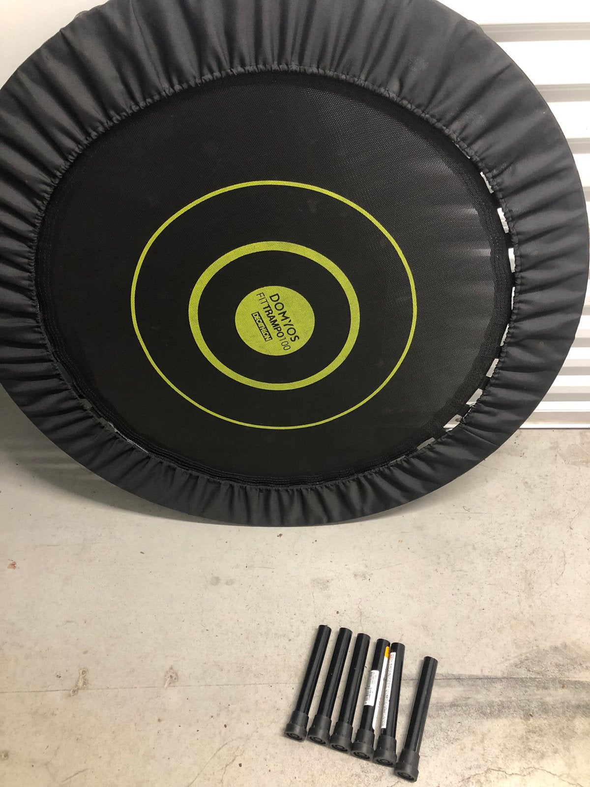 Decathlon trampoline, Ophalen, Gebruikt