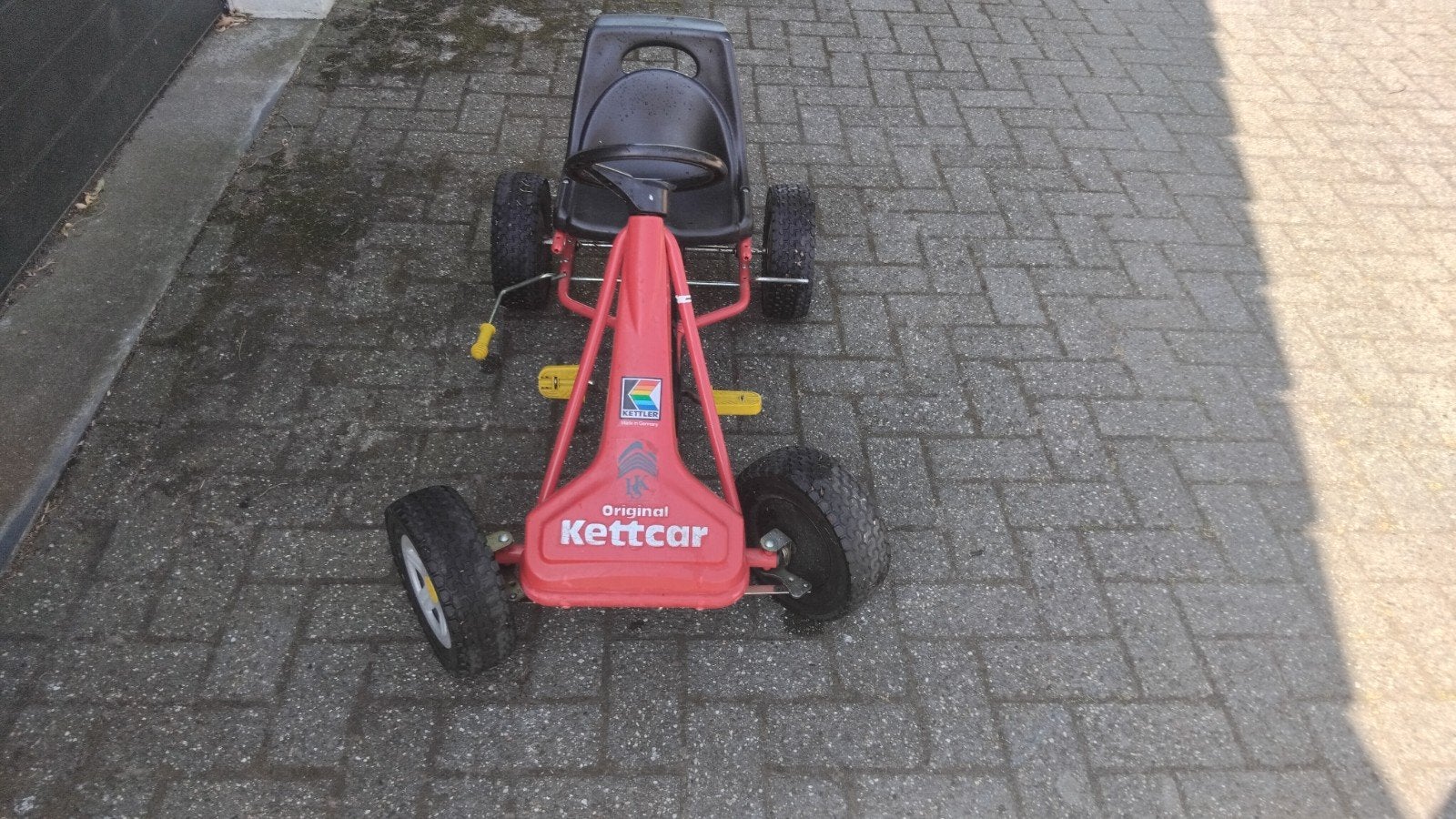 Originele Kettcar skelter, rood, gebruikt, Ophalen, Gebruikt, Overige merken