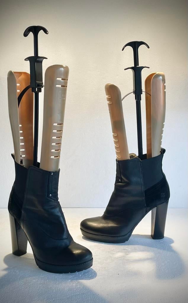 G Star Raw schoenen met hoge hakken leer denim 40, Zwart, Ophalen of Verzenden, Zo goed als nieuw, Schoenen met hoge hakken
