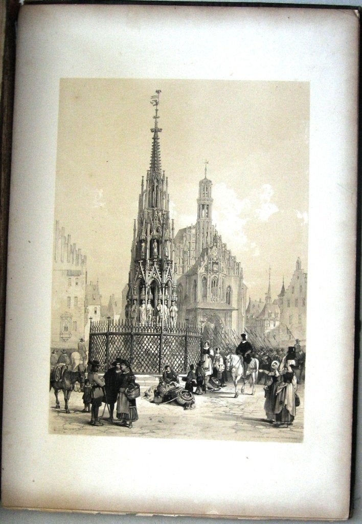 Sketches in Belgium and Germany 1840 Haghe 26 Lithografieën, Ophalen of Verzenden